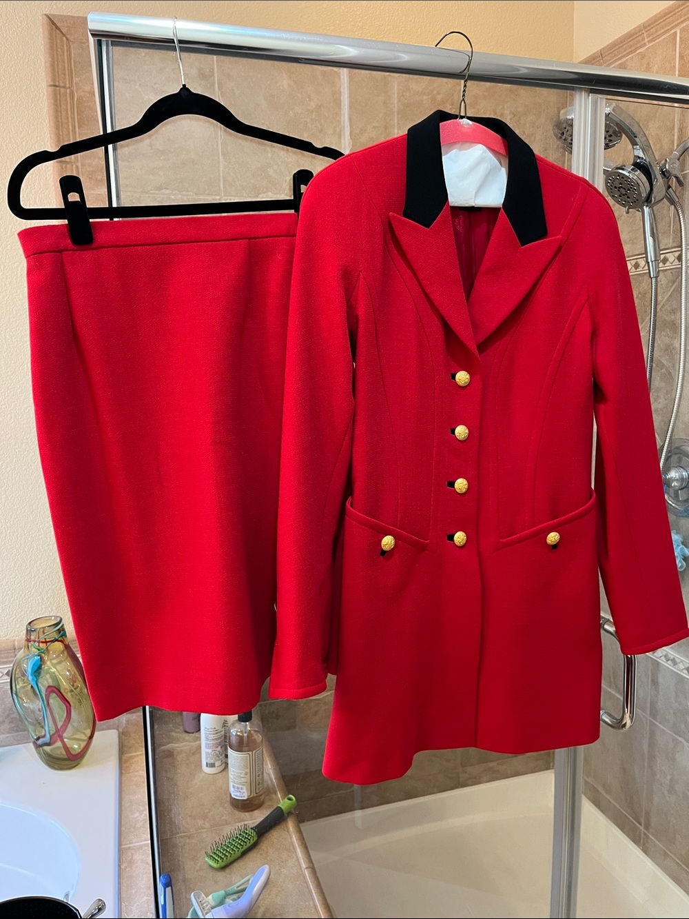 Escada Black and Red Women's Jacket